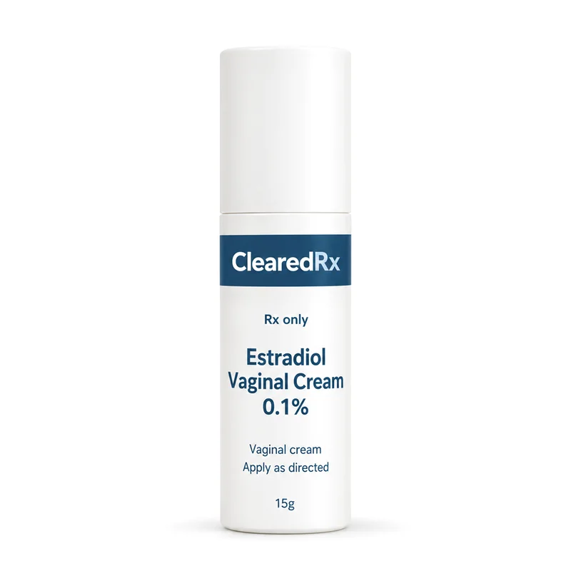 ClearedRx estradiol vaginal cream 0.1%