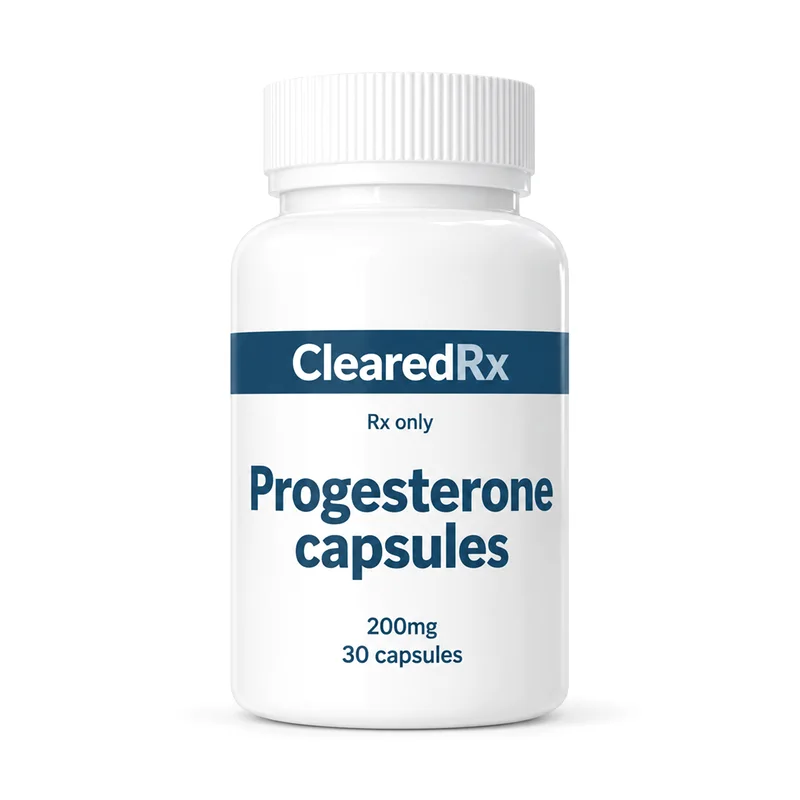 ClearedRx progesterone capsules 200mg